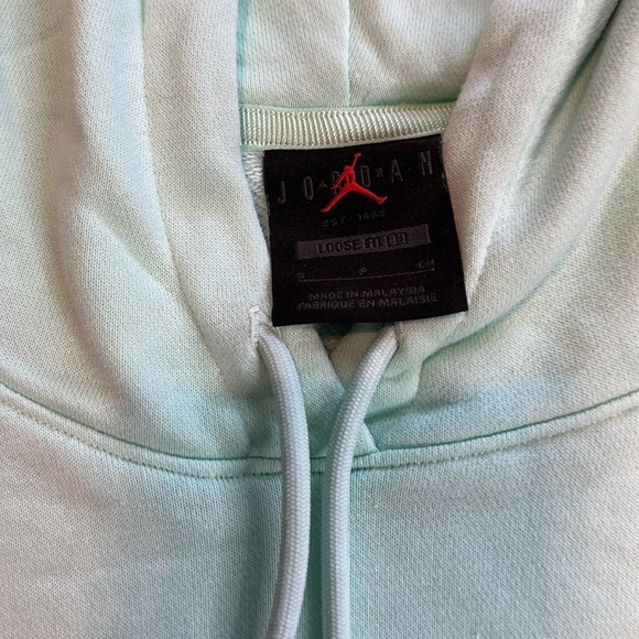 Jordan- Mint Cropped Hoodie - Picture 2 of 3